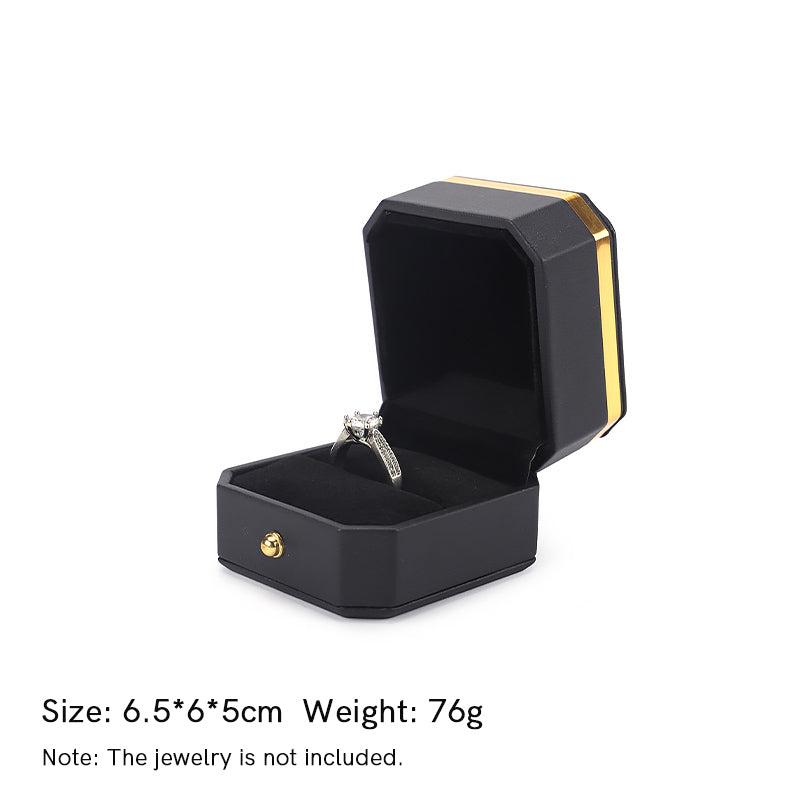 Buddha Stones Jewelry Storage Box PU Leather Gift Box