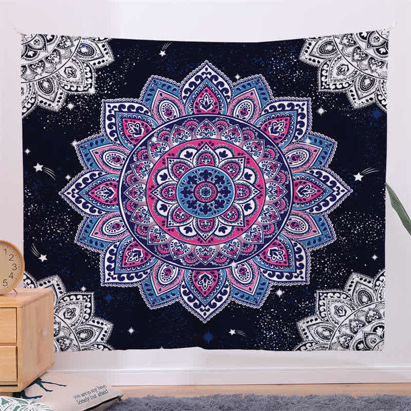 Bohemian Mandala Pattern Tapestry Wall Hanging Wall Art Focus Creativity Home Living Room Decor (Extra 30% Off | USE CODE: FS30)