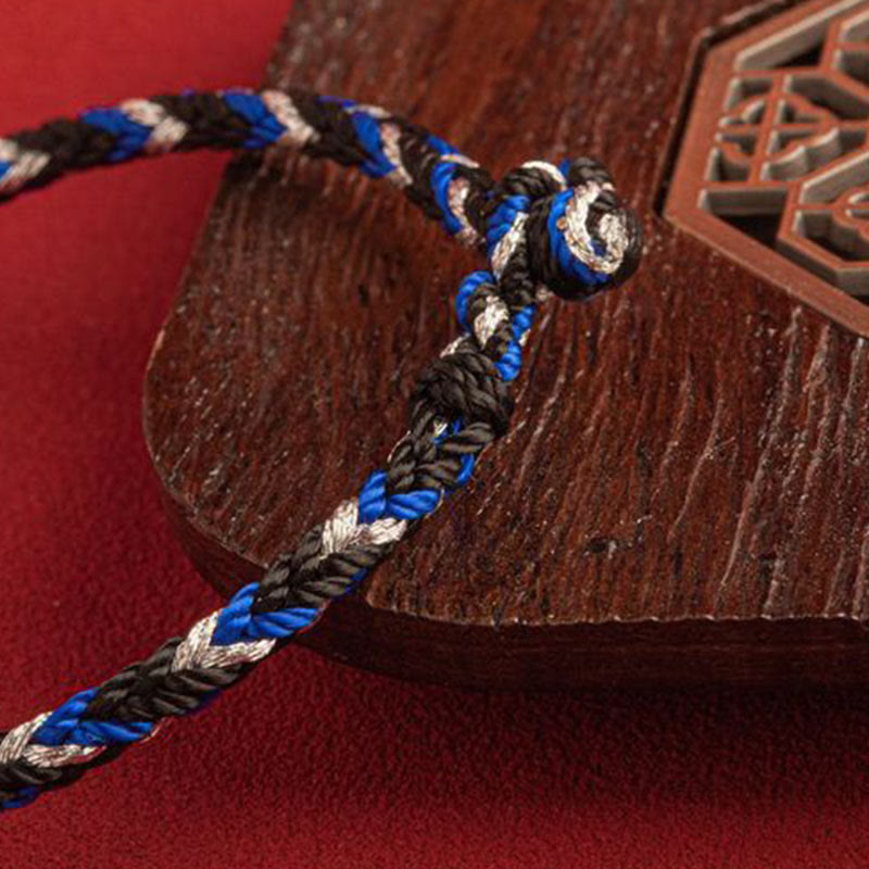 Buddha Stones "May prosperity fill your life" Lucky Multicolored Bracelet