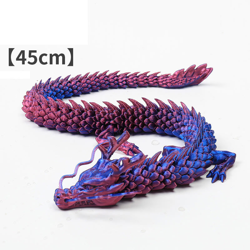 Buddha Stones Feng Shui Dragon Luminous 3D Printed Dragon Luck Success Home Decoration