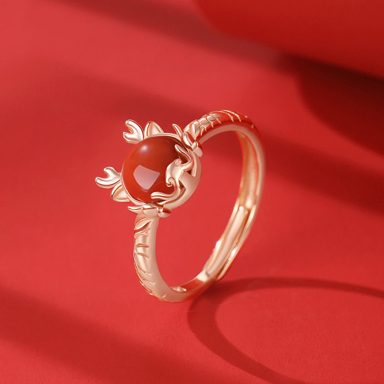 ❗❗❗A Flash Sale- Buddha Stones 925 Sterling Silver Year of the Dragon Cinnabar Red Agate Dragon Protection Bracelet Necklace Pendant Earrings Ring
