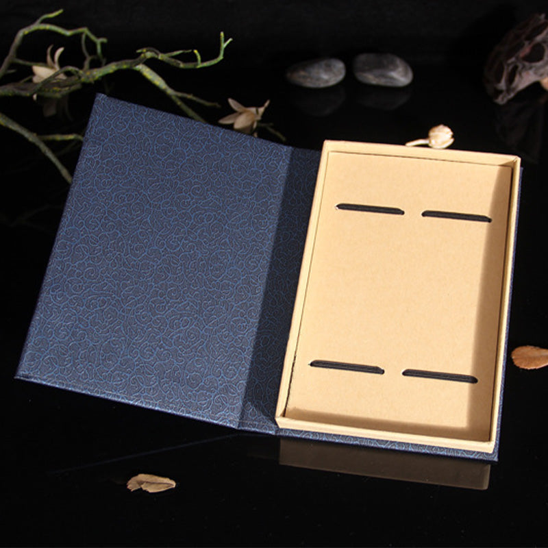 Buddha Stones The Tree of Life Ebony Wood Small Leaf Red Sandalwood Bookmarks With Gift Box (Extra 30% Off | USE CODE: FS30)