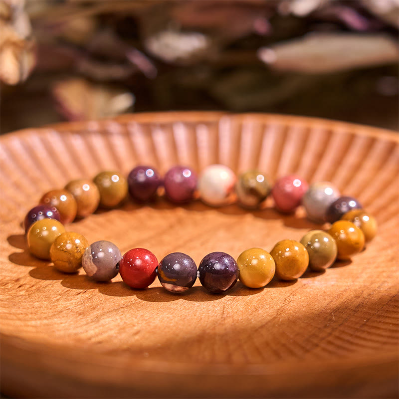 Buddha Stones Mookaite Emotional Growth Bracelet