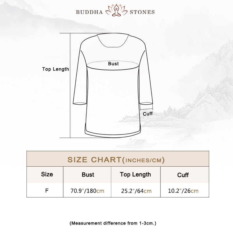 Buddha Stones Solid Color Three Quarter Sleeve Top Loose Tee T-Shirt