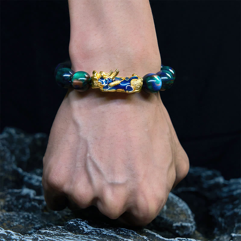 Buddha Stones "Cheers to Fortune and Protection" PiXiu Bracelet Includes Gift Message Card