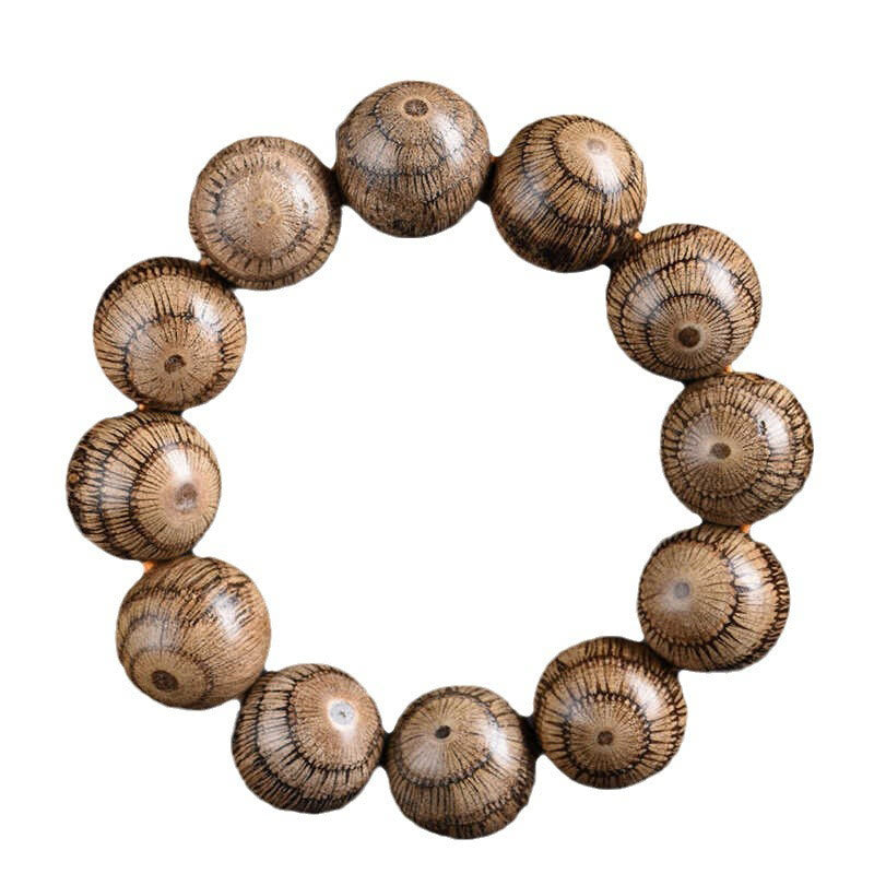 Buddha Stones Gnetum Wood Beads Protection Bracelet