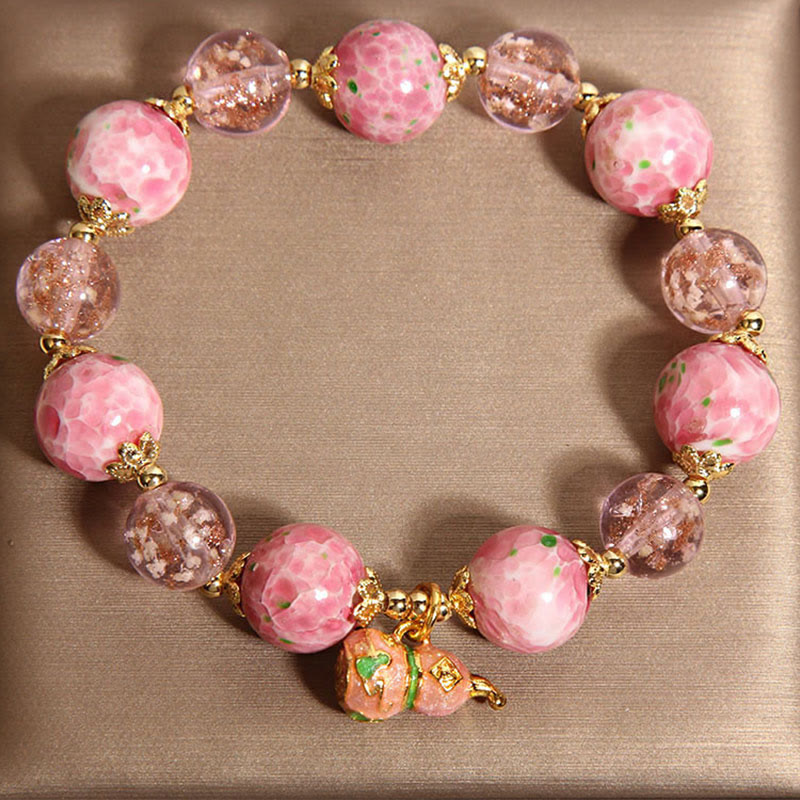 Buddha Stones Gourd Liuli Bracelet