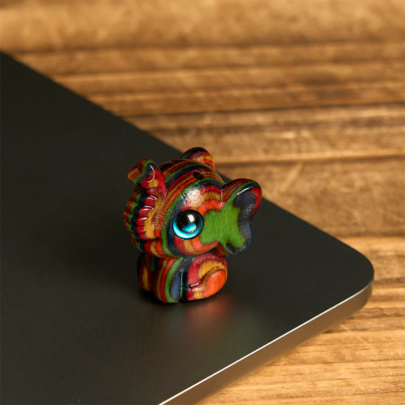Buddha Stones "Hoping for Strength and Good Fortune" 2Pcs Mini Elephant Includes Gift Message Card