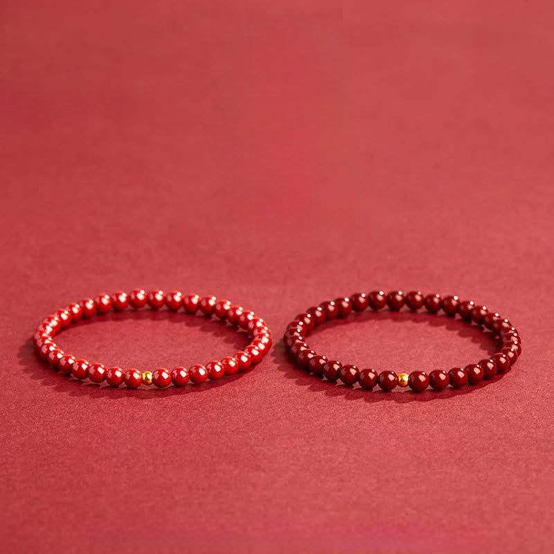 Buddha Stones "Wishing Protection and Energy" Cinnabar Bracelet Includes Gift Message Card