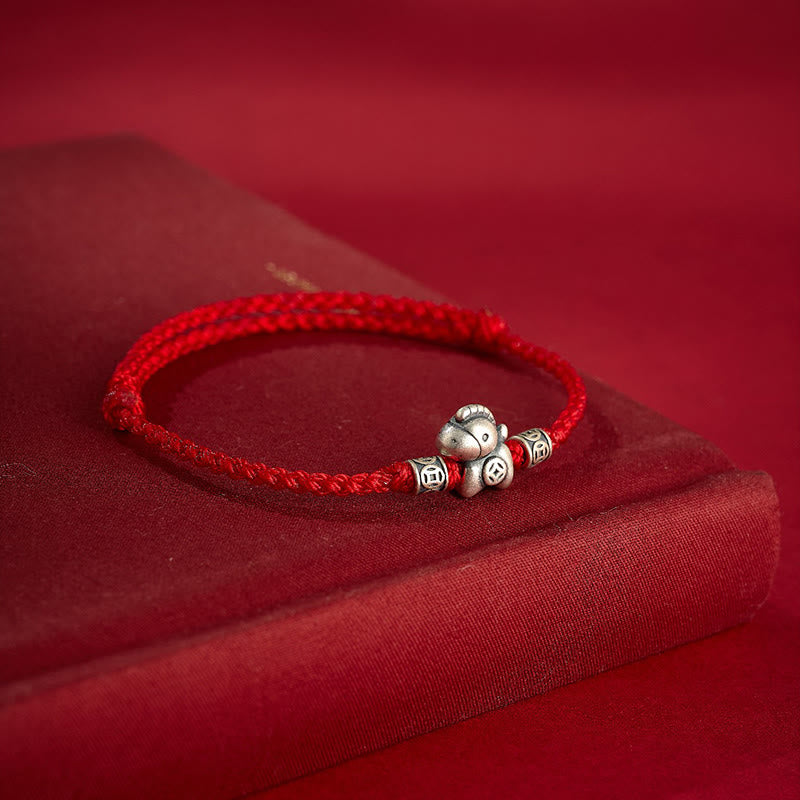 Buddha Stones "Wishing You Wealth and Protection" Year of the Horse String Includes Gift Message Card