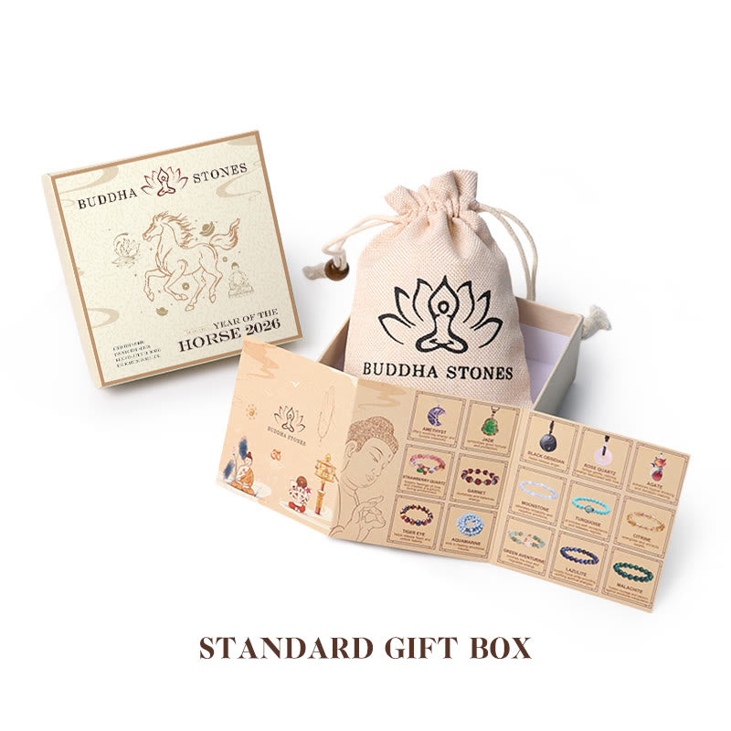 Buddha Stones "Cheers to Harmony and Blessings" Tibetan Rope Bracelet Includes Gift Message Card