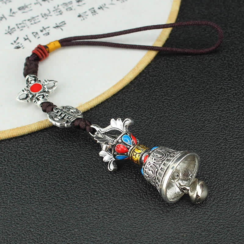 Buddha Stones Tibet Om Mani Padme Hum Vajra Dorje Spiritual Car Hanging Decoration
