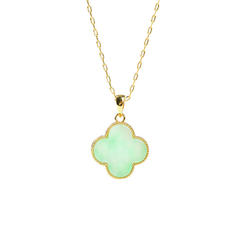Buddha Stones "May Luck and Joy Be With You" Jade Necklace Includes Gift Message Card