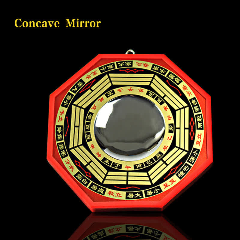 Buddha Stones Feng Shui Bagua Map Balance Living Room Energy Map Mirror