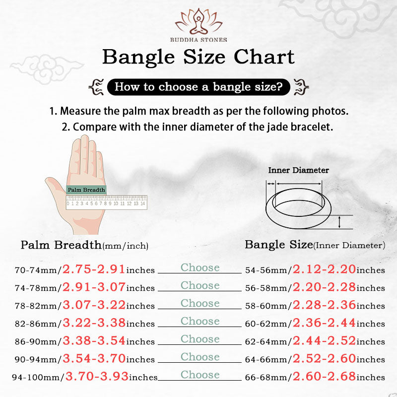 Buddha Stones Natural Aquamarine Blessing Bangle Bracelet (Extra 30% Off | USE CODE: FS30)