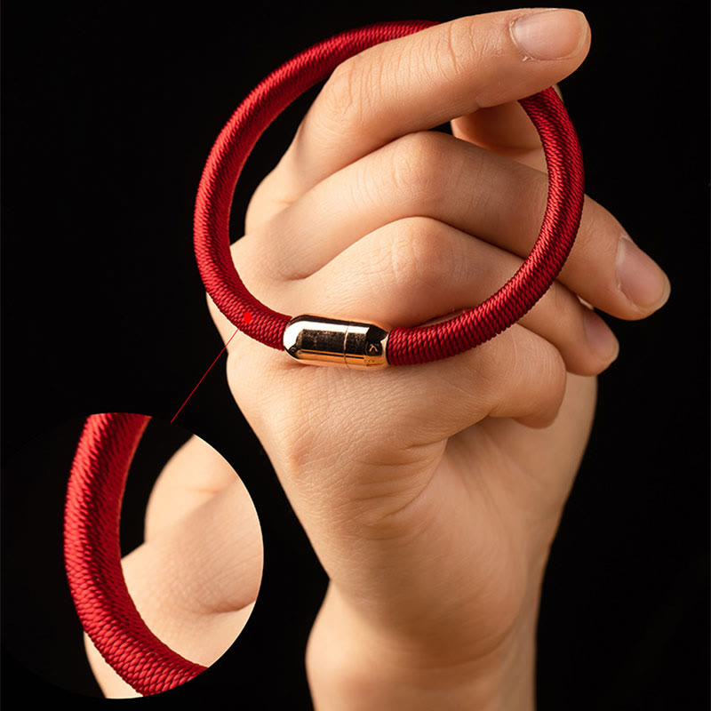 Buddha Stones Tibetan Handmade King Kong Knot Protection Magnetic Buckle Braided Bracelet (Extra 30% Off | USE CODE: FS30)