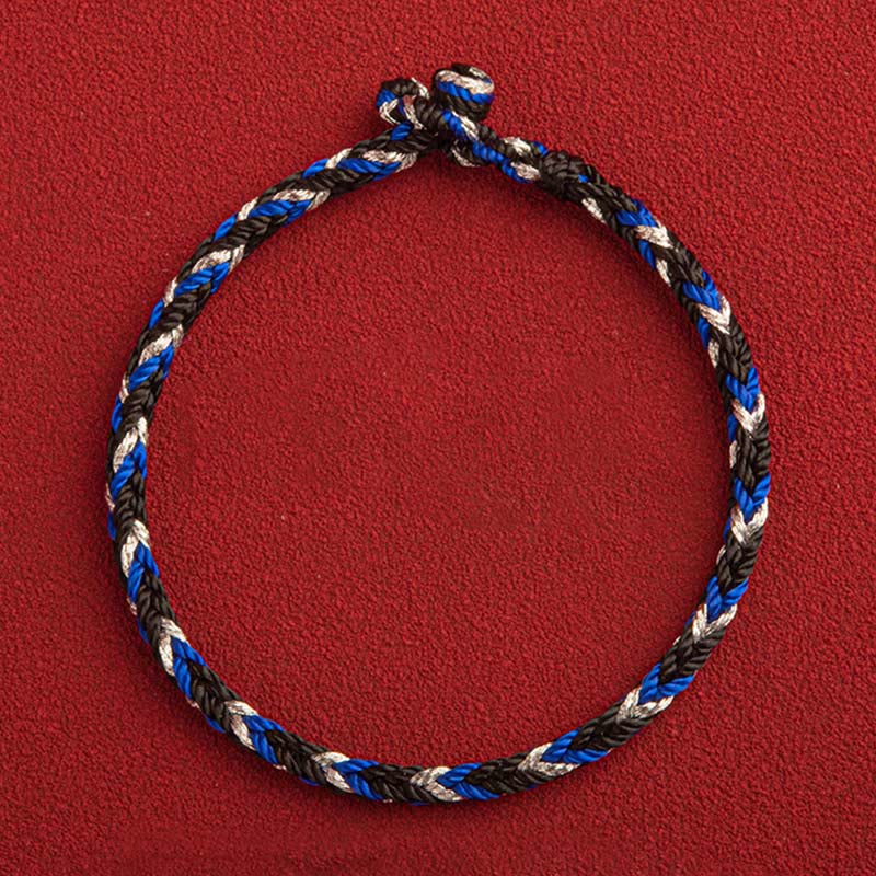 Buddha Stones "May prosperity fill your life" Lucky Multicolored Bracelet