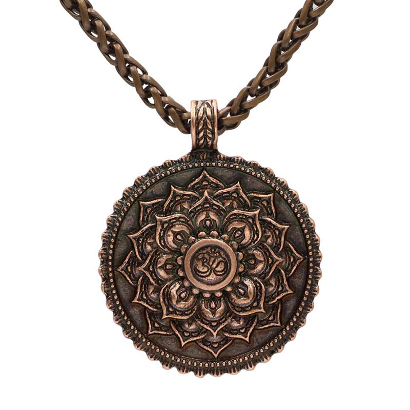 Six True Words Love Peace Flower Pattern Necklace (Extra 35% Off | USE CODE: FS35)