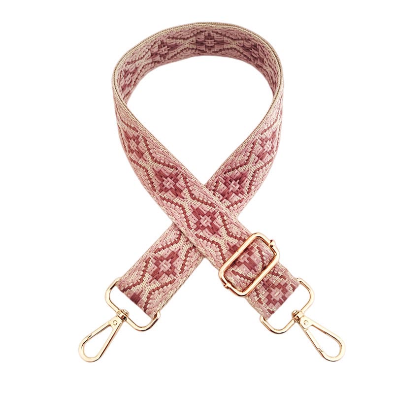 Buddha Stones Multicolor Embroidered Shoulder Bag Straps