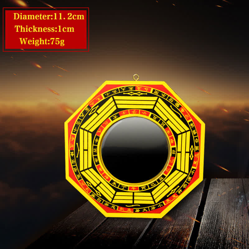 Buddha Stones Feng Shui Bagua Map Balance Living Room Energy Map Mirror