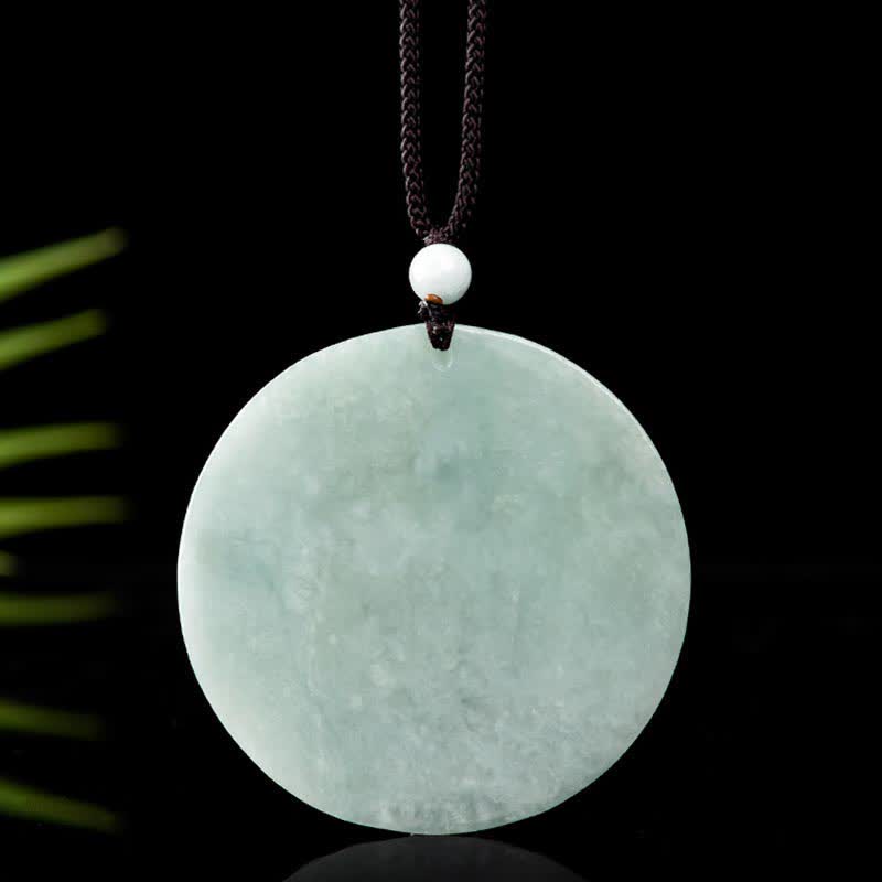 Buddha Stones Thousand-Hand Kwan Yin Avalokitesvara Jade Blessing String Necklace Pendant