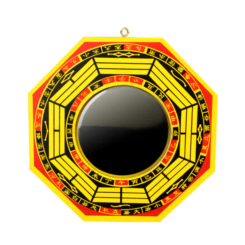 Buddha Stones Feng Shui Bagua Map Balance Living Room Energy Map Mirror