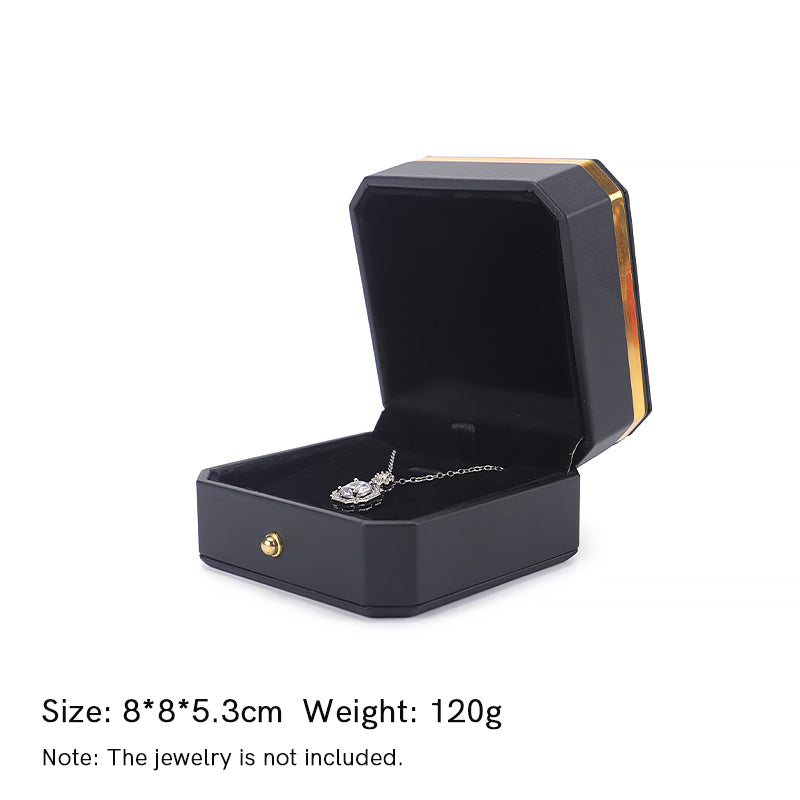 Buddha Stones Jewelry Storage Box PU Leather Gift Box