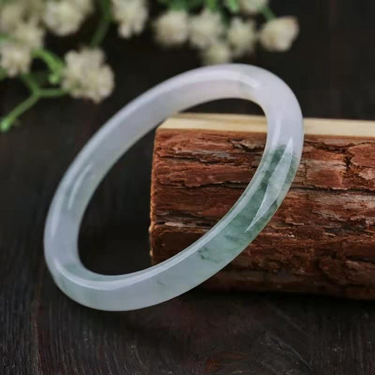 Buddha Stones Jade Abundance Luck Blessing Bracelet Bangle