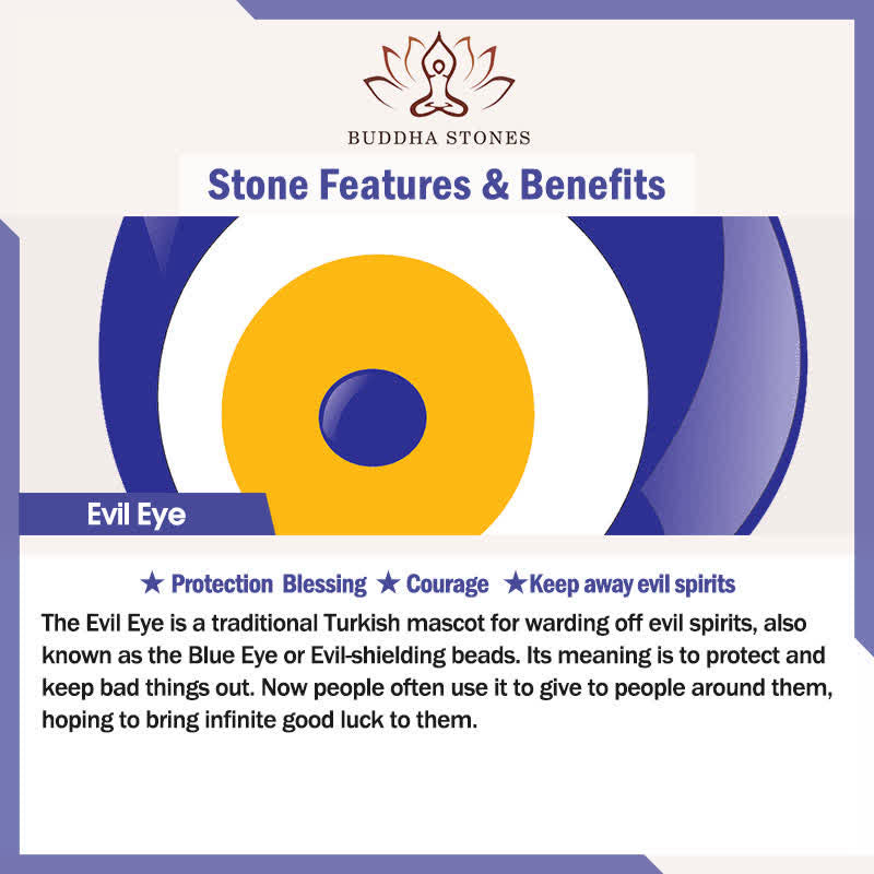 Buddha Stones Bring Infinite Good Fortune Evil Eye Bundle