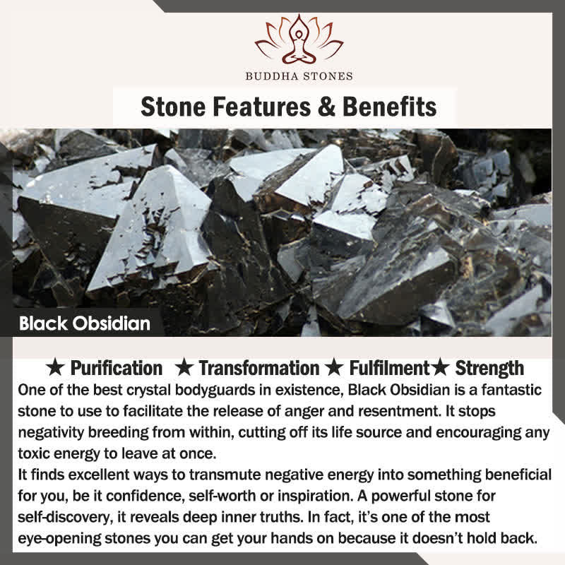 Buddha Stones "Sending Balance and Protection" Obsidian Yin Yang Necklace Includes Gift Message Card