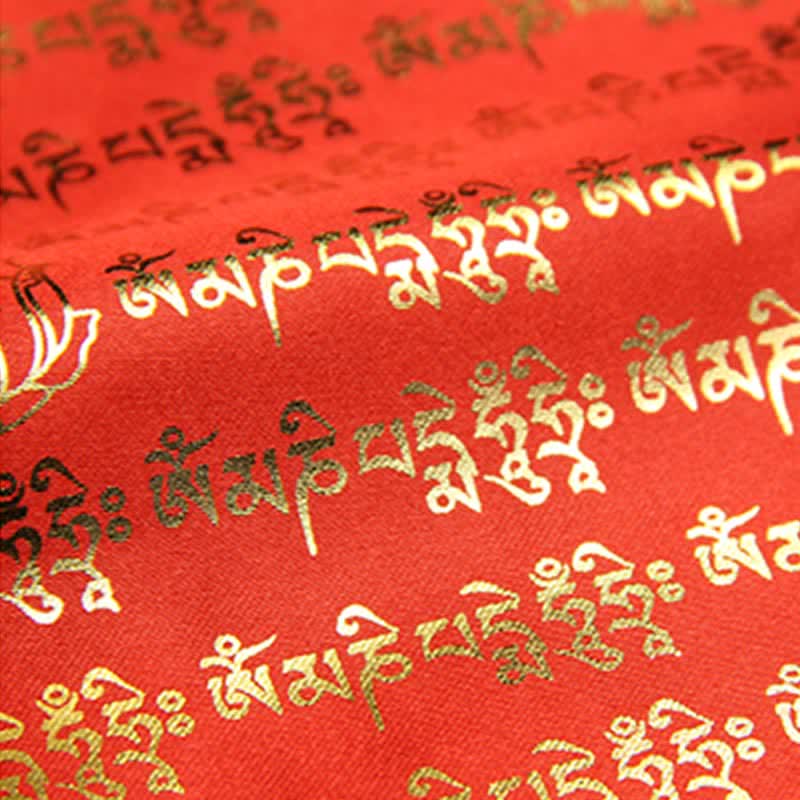 Buddha Stones Tibetan 5 Colors Windhorse Buddha Scriptures Auspicious Outdoor Prayer Flag
