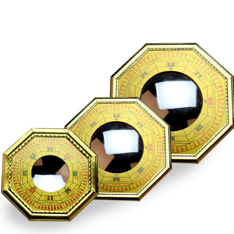 Buddha Stones Feng Shui Bagua Map Balance Harmony Living Room Energy Map Mirror