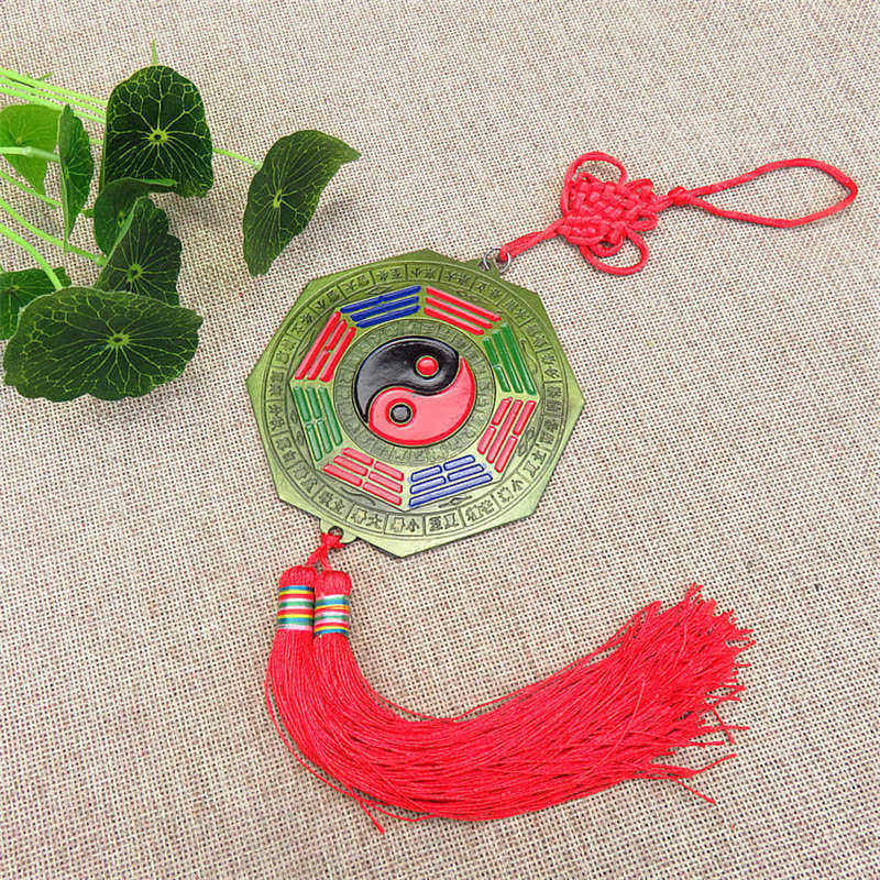 Buddha Stones Feng Shui Bagua Map Chinese Knotting Harmony Energy Map Mirror