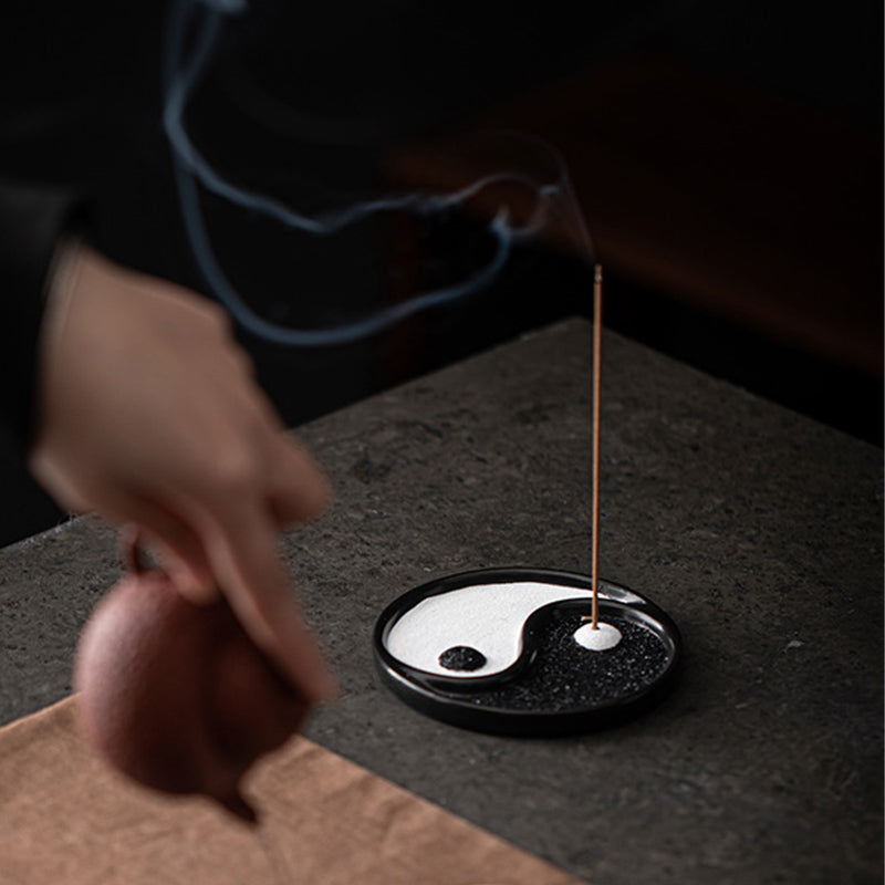 Buddha Stones Yin Yang Zen Balance Incense Holder