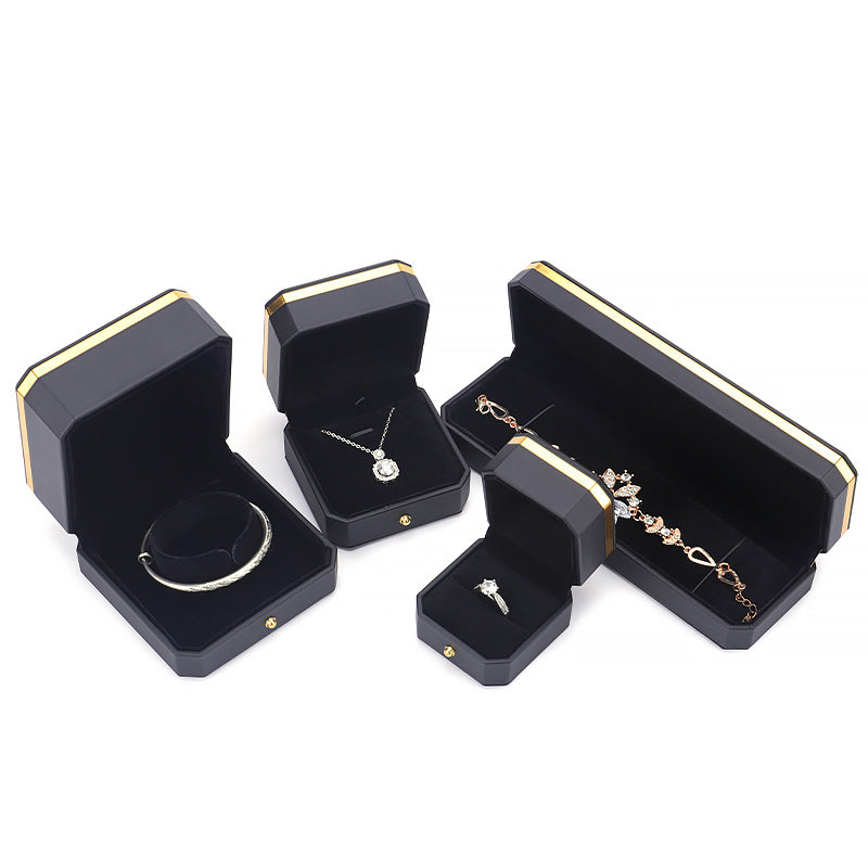 Buddha Stones Jewelry Storage Box PU Leather Gift Box