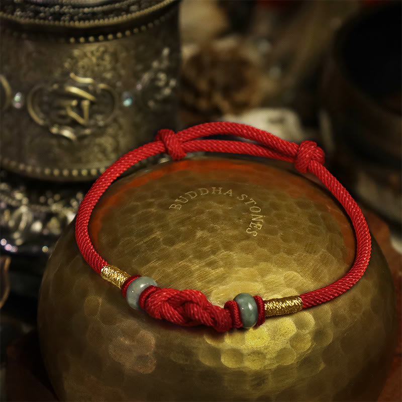 Buddha Stones "May Harmony and Good Fortune Be With You" Bracelet Includes Gift Message Card