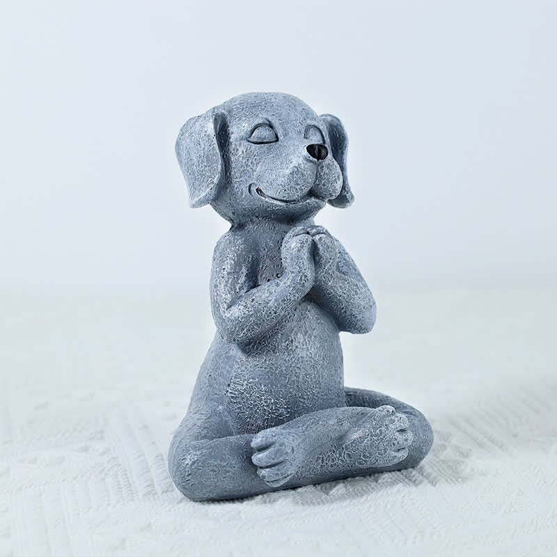 Buddha Stones Meditating Zen Dog Cat Frog Decoration