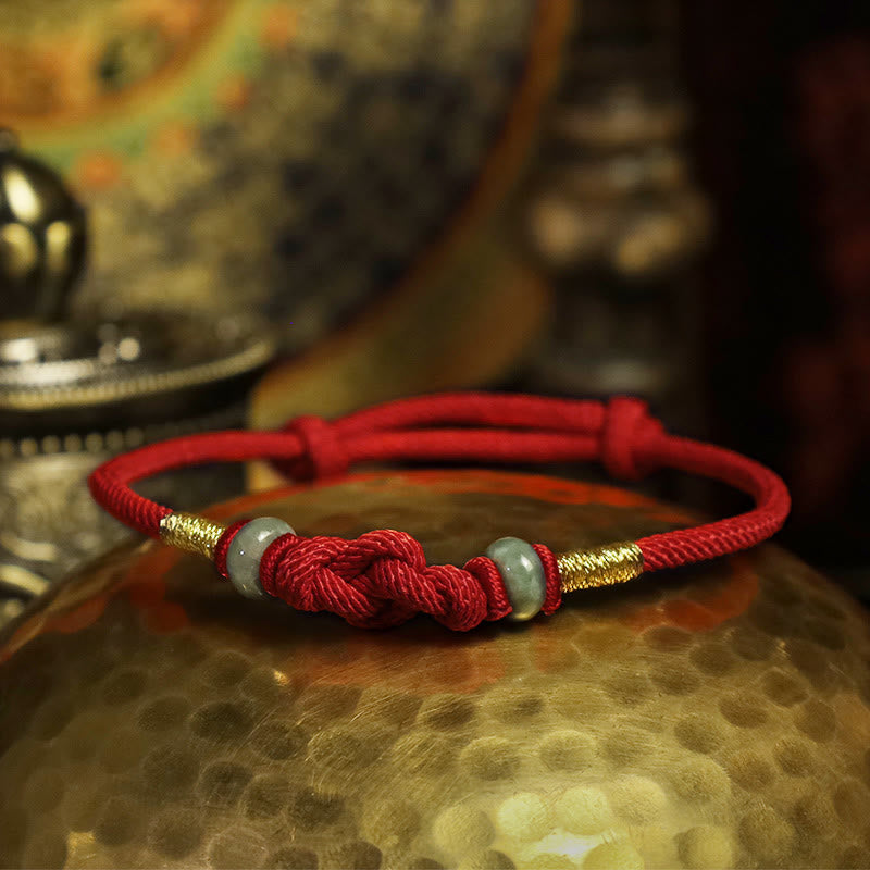 Buddha Stones "May Harmony and Good Fortune Be With You" Bracelet Includes Gift Message Card