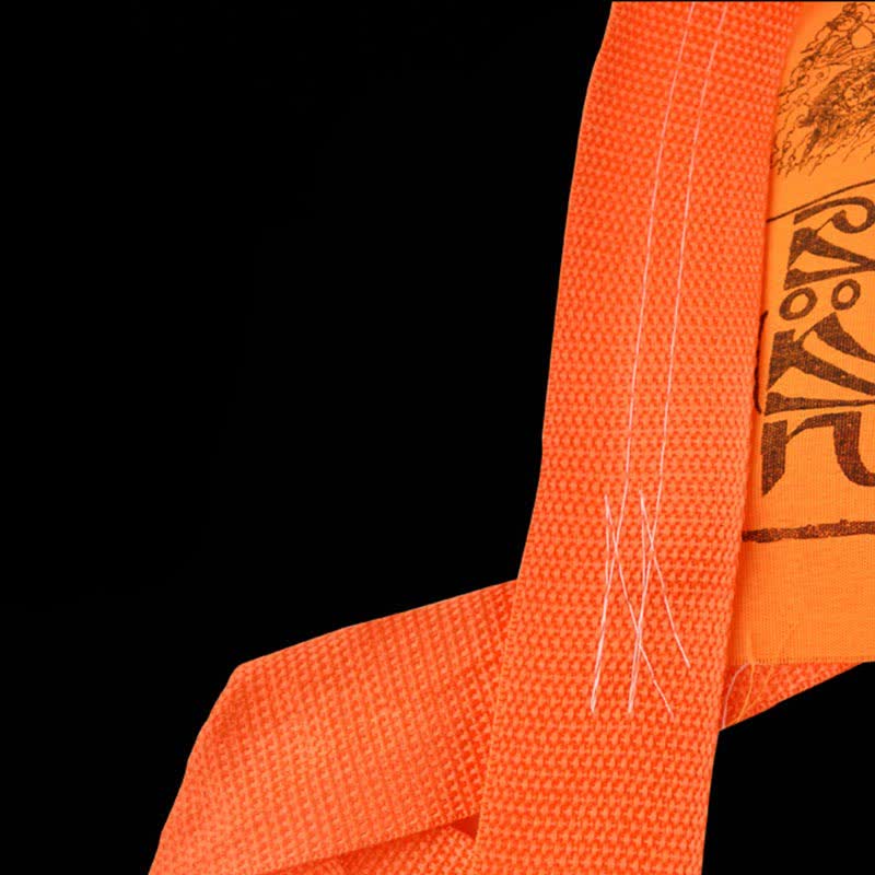 Buddha Stones Tibetan 5 Colors Windhorse Scriptures Auspicious Outdoor Prayer Flag