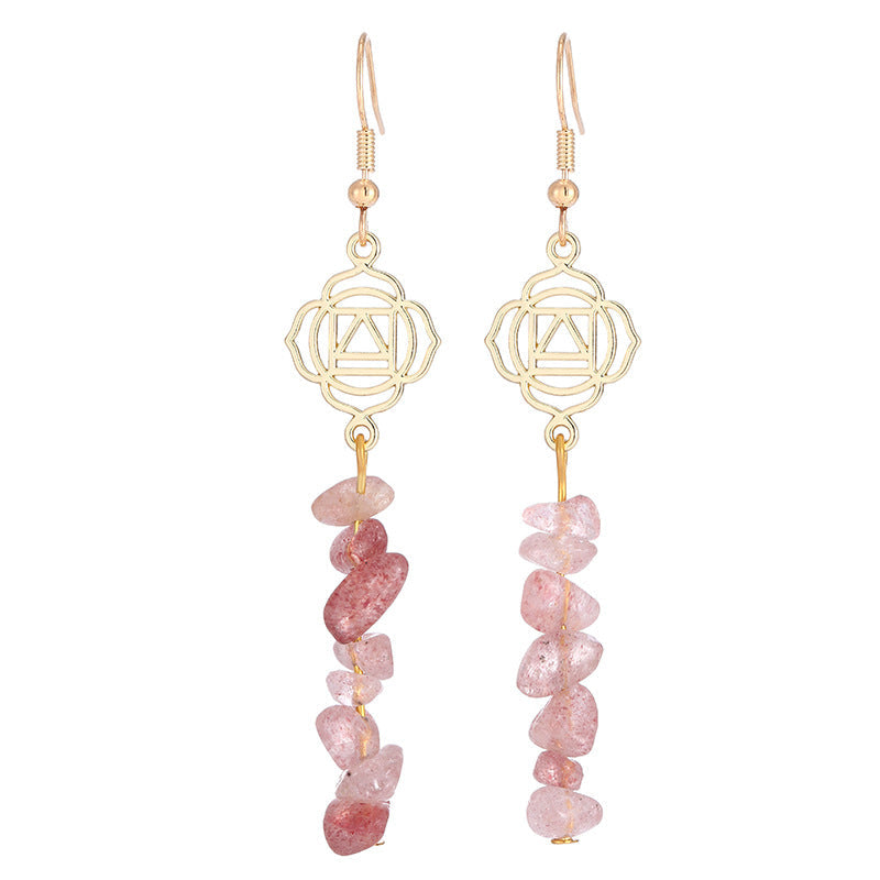 Healing Crystals Zen Cairn Confidence Earrings (Extra 30% Off | USE CODE: FS30)