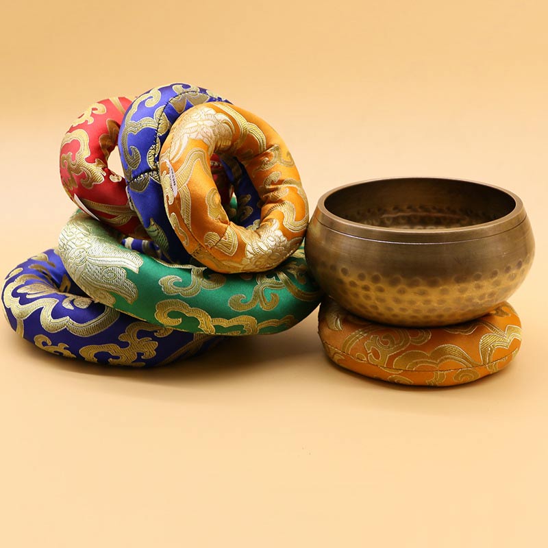 Tibetan Singing Bowl Handcraft Cushion Decoration (Extra 35% Off | USE CODE: FS35)