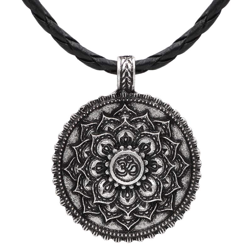 Six True Words Love Peace Flower Pattern Necklace (Extra 35% Off | USE CODE: FS35)