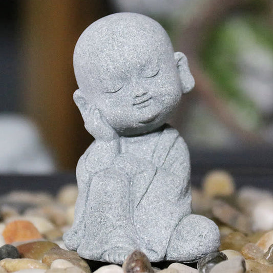 Buddha Stones Meditation Prayer Buddha Statue Compassion Home Decoration