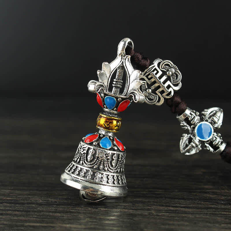 Buddha Stones Tibet Om Mani Padme Hum Vajra Dorje Spiritual Car Hanging Decoration