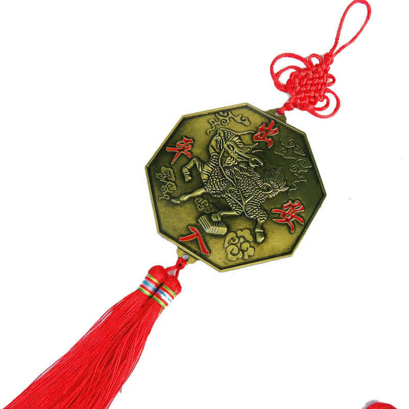 Buddha Stones Feng Shui Bagua Map Chinese Knotting Harmony Energy Map Mirror