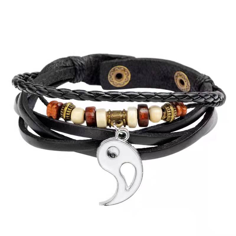 Yin Yang Pendant Couple Balance Bracelet (Extra 35% Off | USE CODE: FS35)