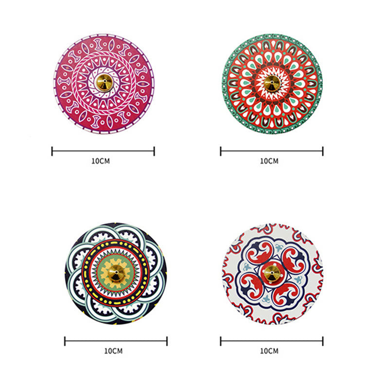 Buddha Stones Colorful Pattern Ceramic Blessing Stick Incense Burner