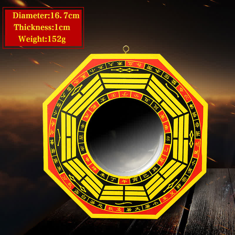 Buddha Stones Feng Shui Bagua Map Balance Living Room Energy Map Mirror