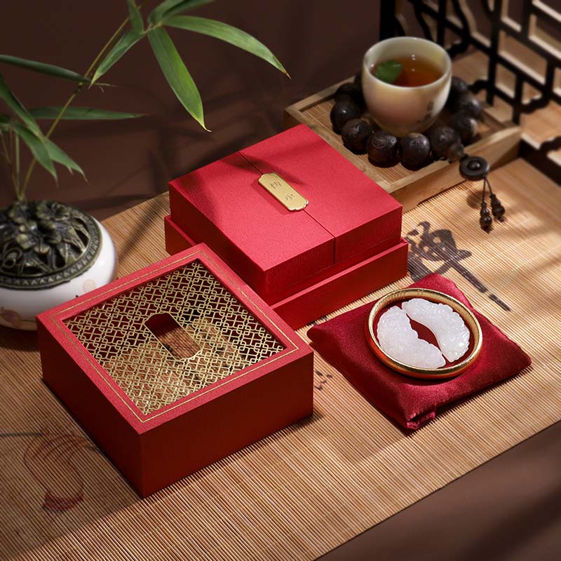 Buddha Stones Retro Jewelry Storage Box Gift Box