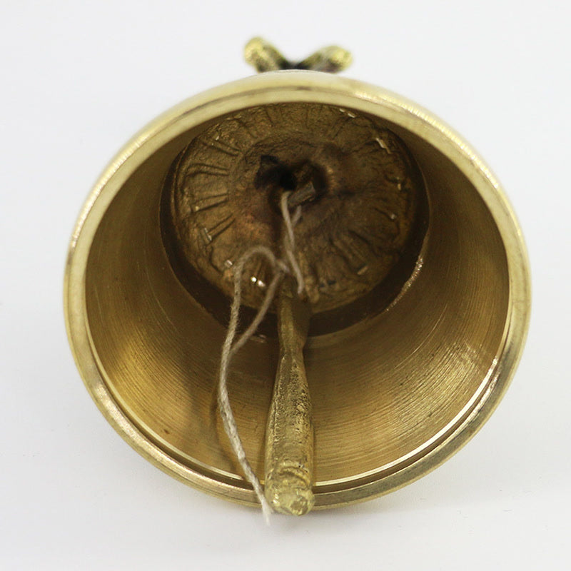 Buddha Stones Tibetan Meditation Bell and Vajra Dorje Copper Balance Handmade Decoration Set